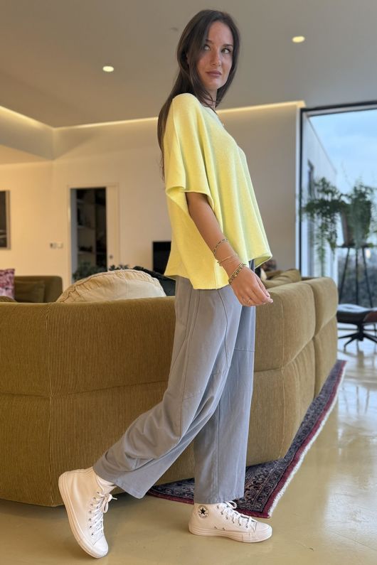 Conrad Layer Knit Lemon